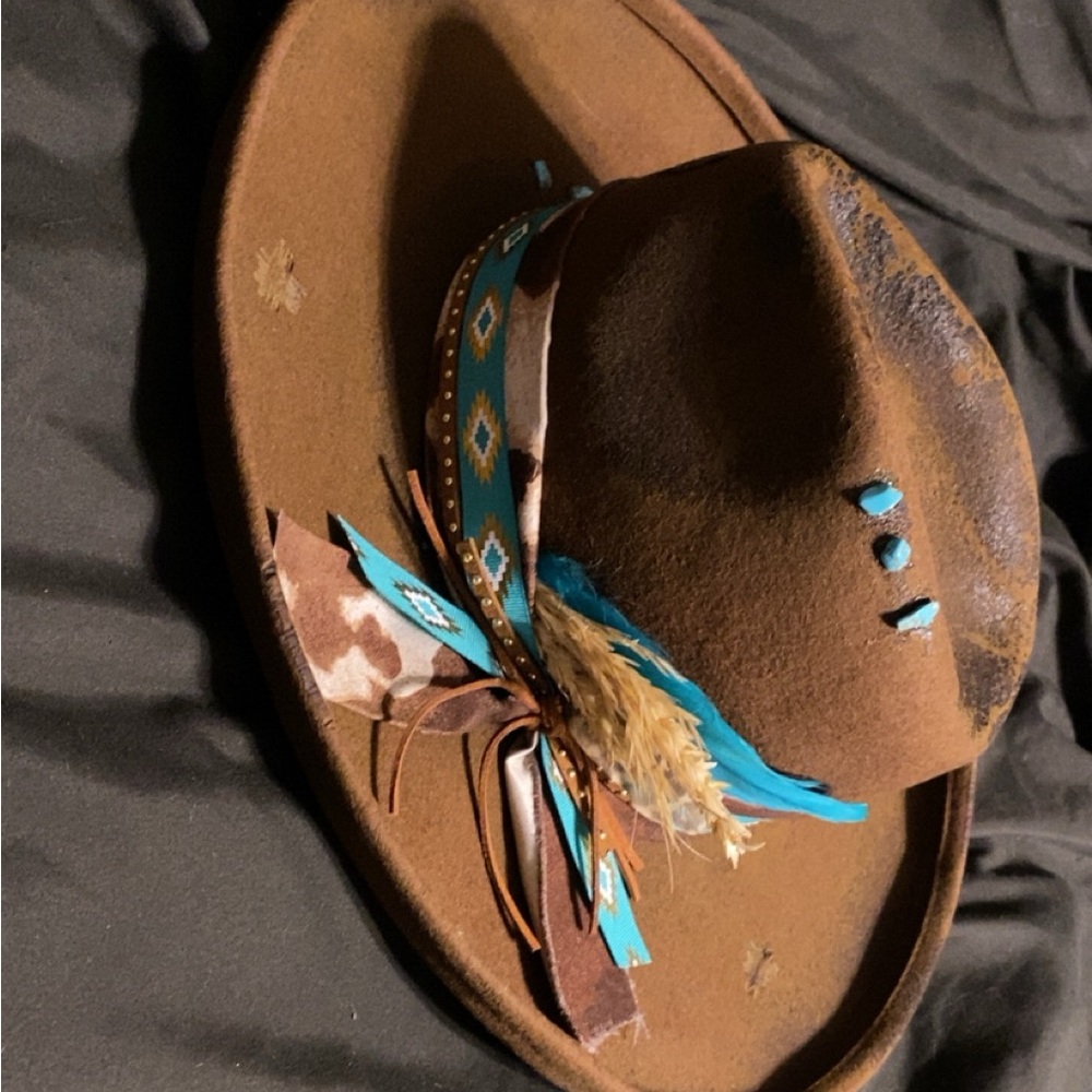 Olive & pique western hat
